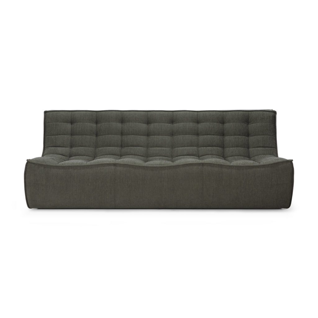 sofa 3 places ethnicraft couleur moss
